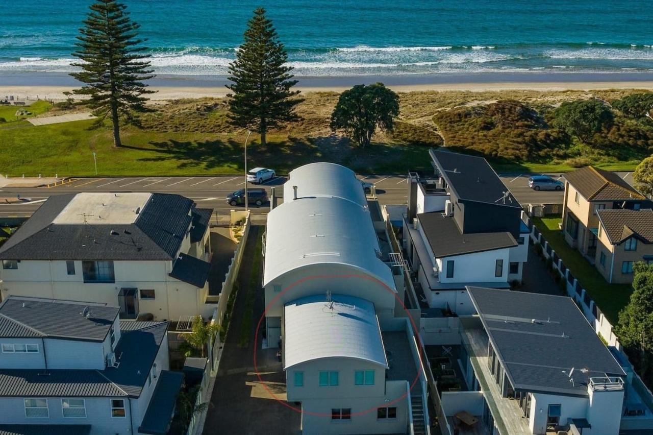 Modern Marine Parade Apartment Mount Maunganui Kültér fotó