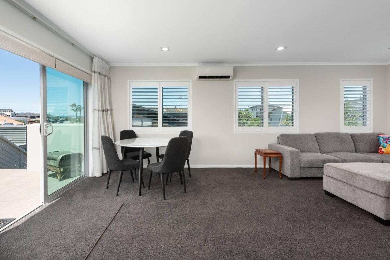 Modern Marine Parade Apartment Mount Maunganui Kültér fotó